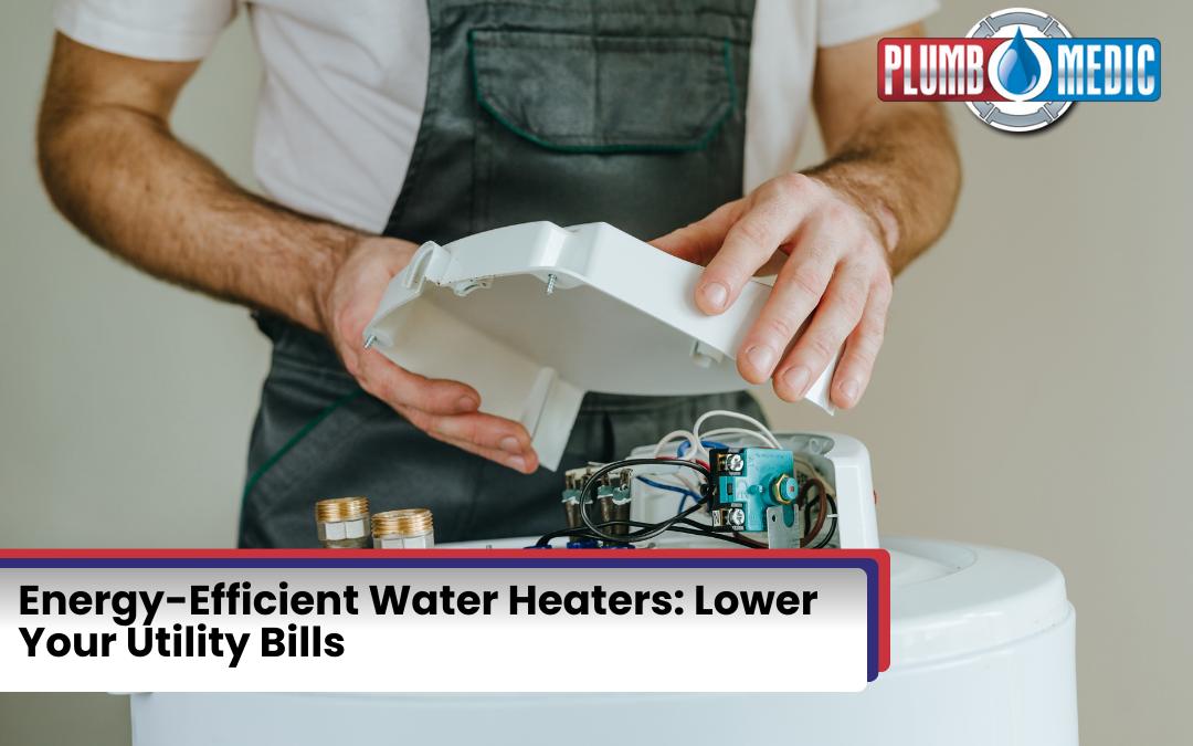 Plumber checking water heater for utility Bills
